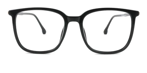 8186 Naomi Rectangle black glasses