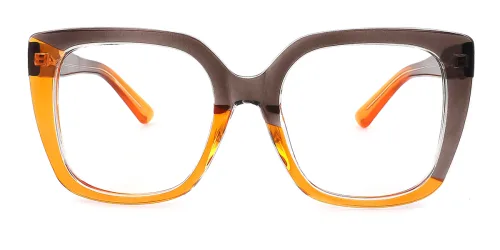 82030 Nigel Rectangle orange glasses