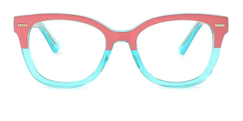 82031 Desirae Rectangle,Oval pink glasses