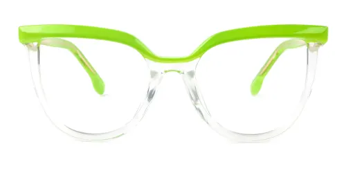 82032 Carla Cateye green glasses
