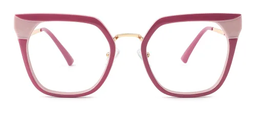 82045 Penlai Cateye,Rectangle, pink glasses