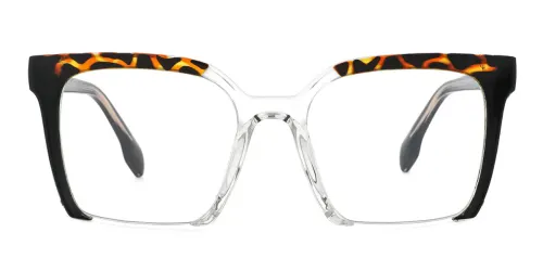 82076 Tilly Rectangle tortoiseshell glasses