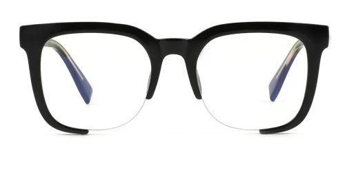 82088 Laura Rectangle black glasses