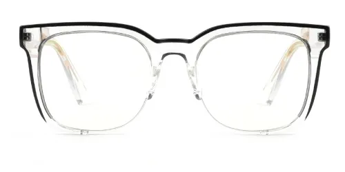82088 Laura Rectangle clear glasses