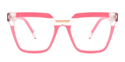 82096 Karrie Rectangle pink glasses