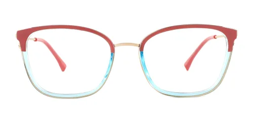 82114 Kerrin Rectangle pink glasses