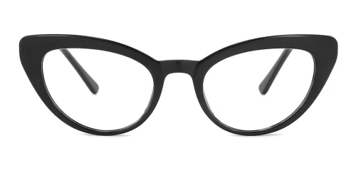83381 SIENNA Cateye black glasses