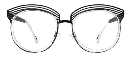 843 Apria Oval clear glasses