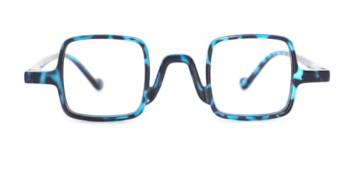 85201 Isoke Rectangle blue glasses