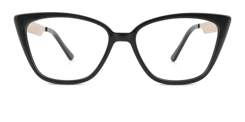 8715 Ariel Cateye black glasses