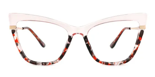 87245 Jenna Cateye floral glasses