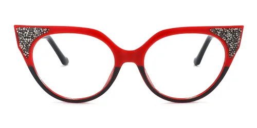 87310 Palmira Cateye red glasses