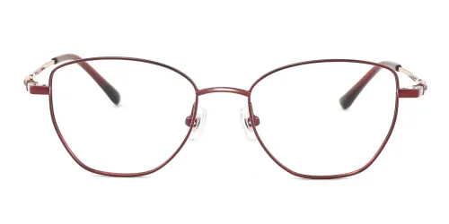 880211 Anita Cateye red glasses