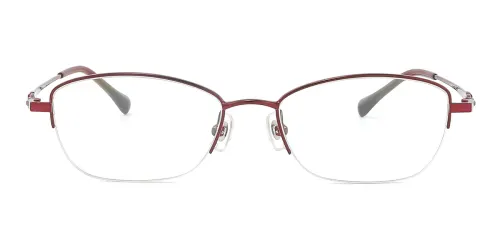 88026 Milly Oval red glasses