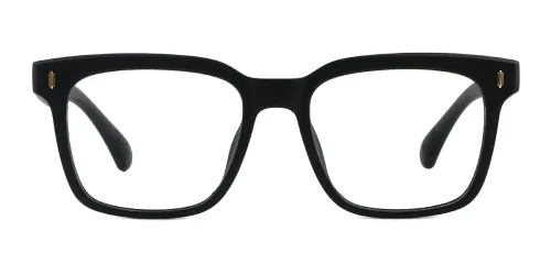8889 Barlow Rectangle black glasses
