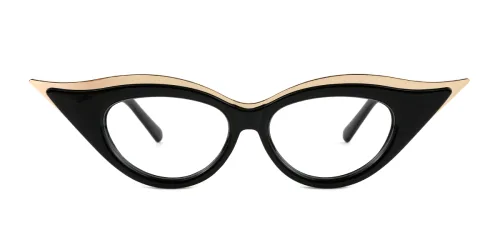 88999 Jenifer Cateye black glasses