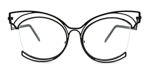 89370 Laurel Cateye black glasses