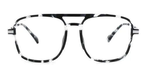 90002 Poetic Rectangle,Aviator floral glasses