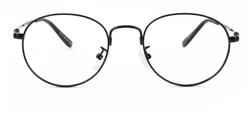 90141 Adeline Round,Oval black glasses