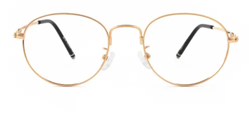 90141 Adeline Round,Oval gold glasses