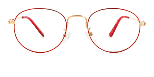 90141 Adeline Round,Oval red glasses