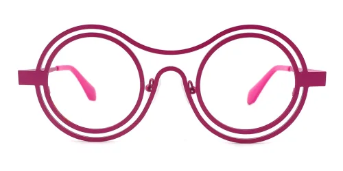 9015 Character Round purple glasses