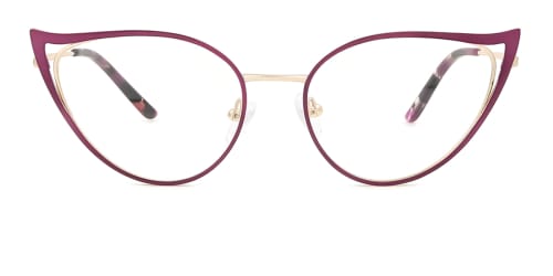 90161 Ariane Cateye purple glasses