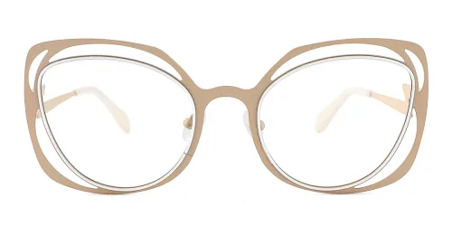 90241 Salome Cateye brown glasses