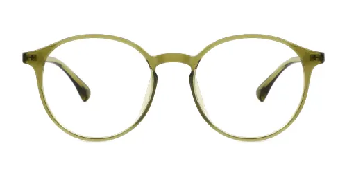 90302 Darla Round green glasses