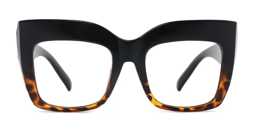 9039 Layla Geometric tortoiseshell glasses