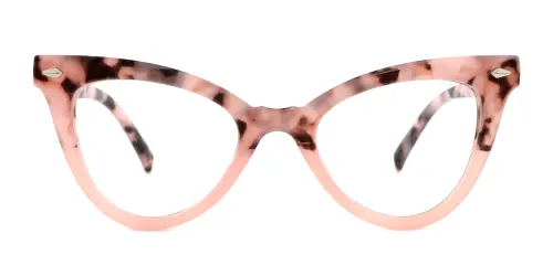 9072-1 Claudia Cateye pink glasses