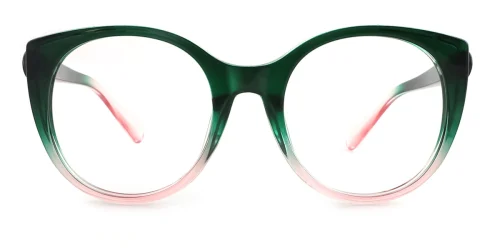 9080 Chauncey Cateye,Round green glasses