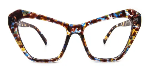91010 Nero Cateye floral glasses