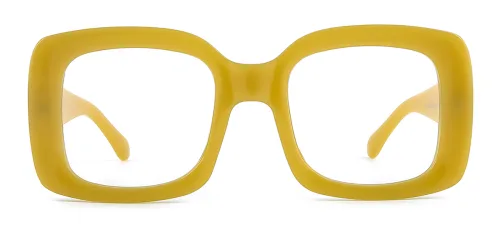 9105 Dalila Geometric yellow glasses