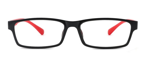911 Lachlan Rectangle black glasses