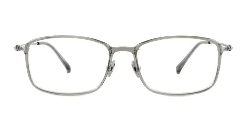 9114 Shadow Rectangle grey glasses