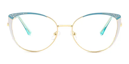 91264 Sheridan Cateye blue glasses