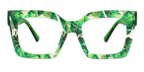 913 Penelope Rectangle green glasses