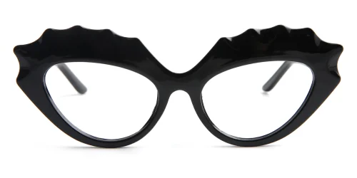 9149 Riya Cateye, black glasses