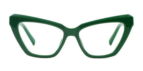 9170 Valarie Cateye green glasses