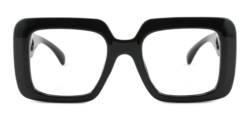9173 Kandace Rectangle black glasses