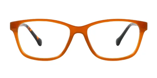 918 Alven Rectangle brown glasses