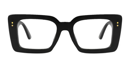 9184 Cynthia Rectangle black glasses