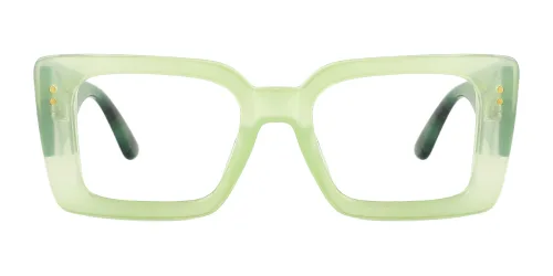 9184 Cynthia Rectangle green glasses