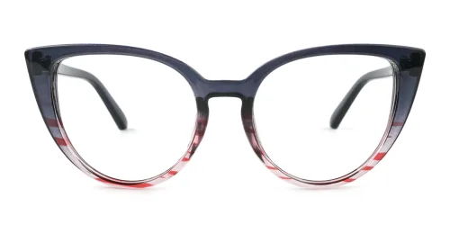9190 Marianne Cateye purple glasses