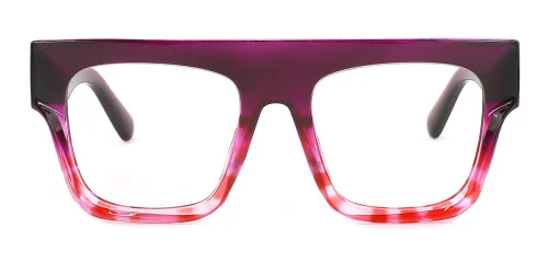 9195 Belinda Rectangle purple glasses
