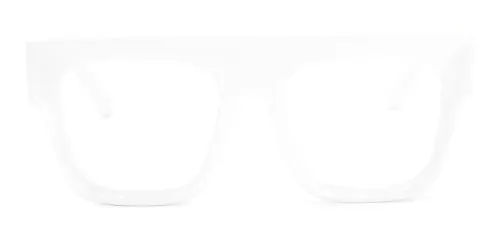 9195 Belinda Rectangle white glasses