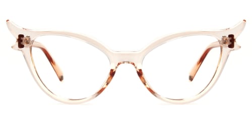 92136 Fawn Cateye brown glasses