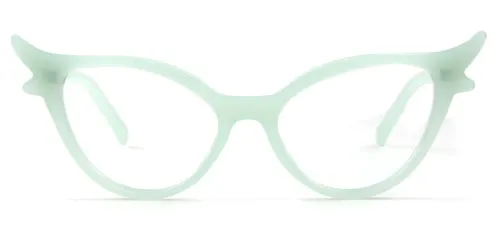 92136 Fawn Cateye green glasses