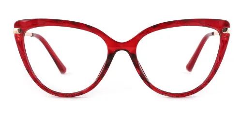 92302 Blossom Cateye red glasses
